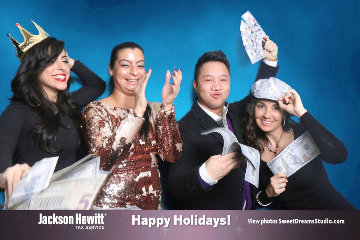 Photo Booth Rental Jackson Hewitt Holiday Party Liberty Restaurant