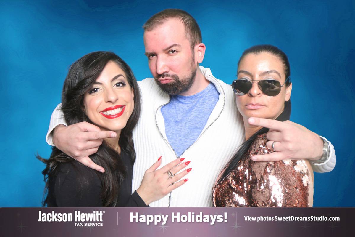 Photo Booth Rental Jackson Hewitt Holiday Party Liberty Restaurant