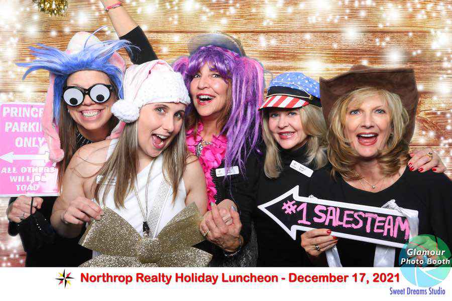 open air photo booth rental nj long foster realtor company holiday party