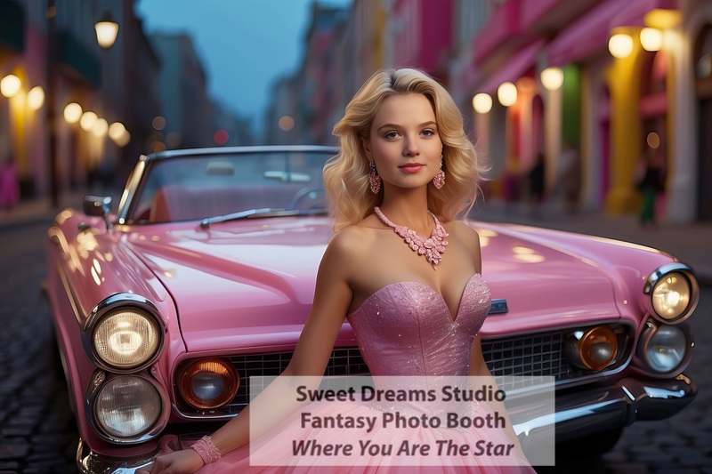Barbie Movie AI Fantasy Photo Booth Party Rental
