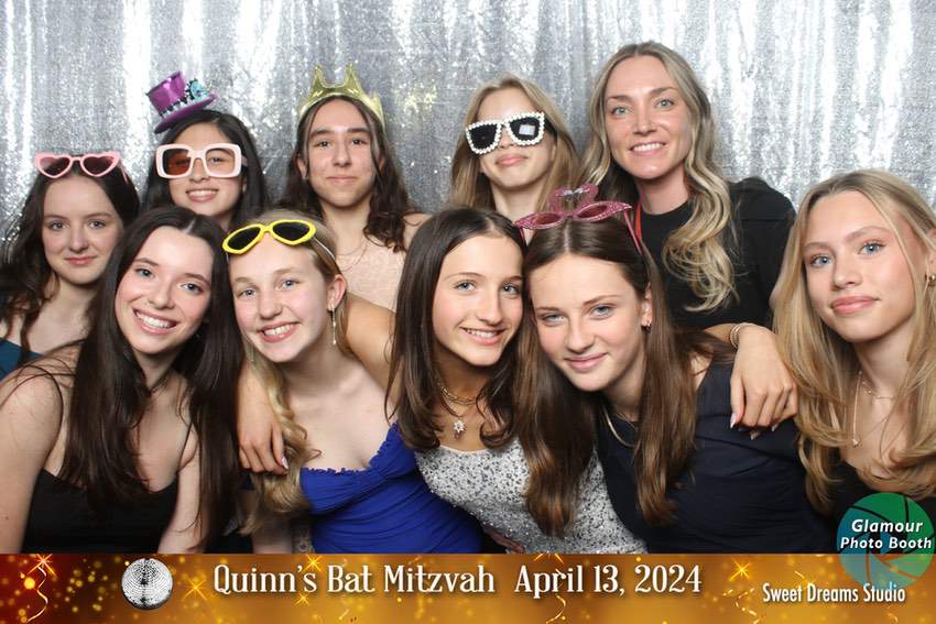 Quinn Bat Mitzvah Party Photo Booth Hyatt Dream Midtown Nyc