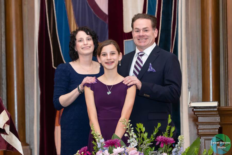 Rosie Family Bat Mitzvah Photography Morristown Jewish Center