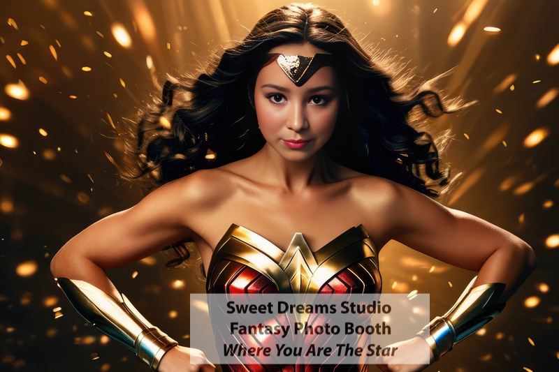 Wonder Woman AI Photo Booth Party Rental Nj